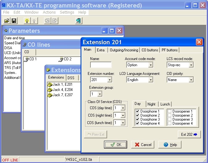 Programming software. Программное обеспечение для АТС Panasonic. KX-ta programmator 1.02.07 активации. KX программирование. Регистрация KX-ta programmator.