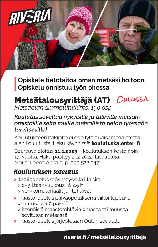 Yleinen – OSMO Oulun Seudun Metsätilanomistajat Ry